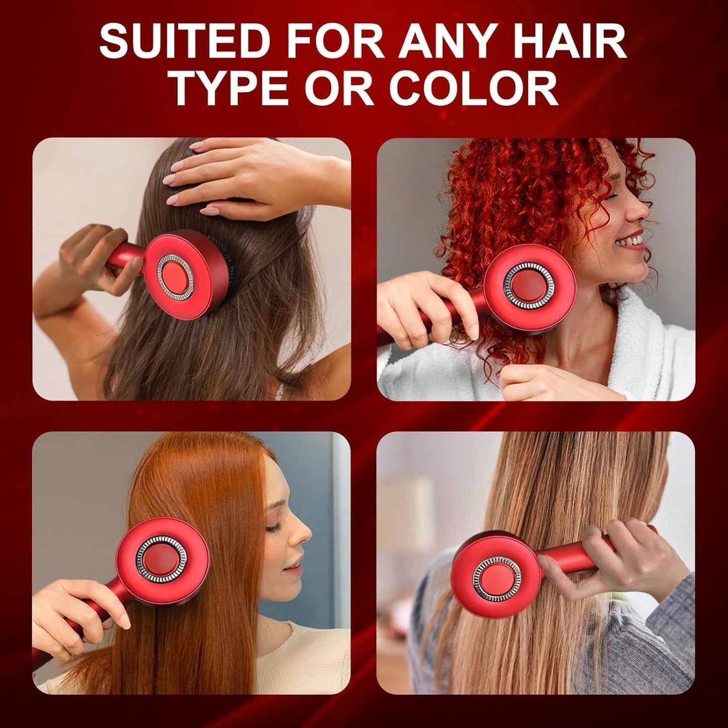 Electric Scalp Massager with Hair Oil Applicator