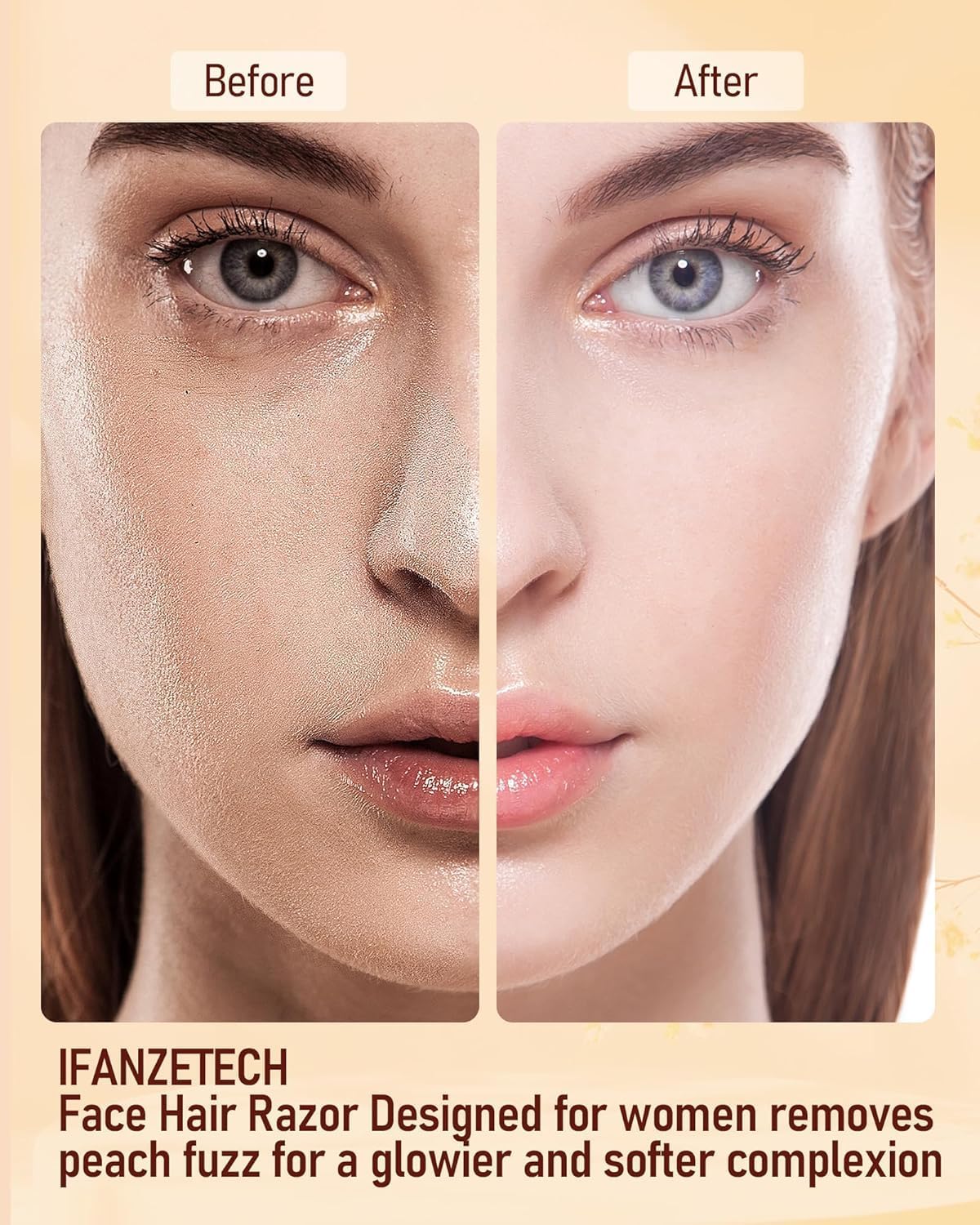Facial Hair Remover for Women – Rechargeable & Painless Grooming