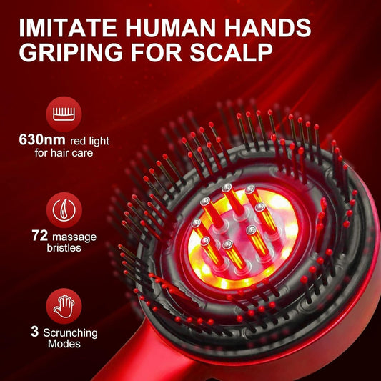 Electric Scalp Massager with Hair Oil Applicator
