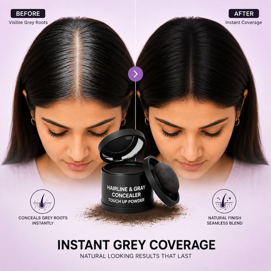 Hairline & Gray Concealer Touch Up Powder Black