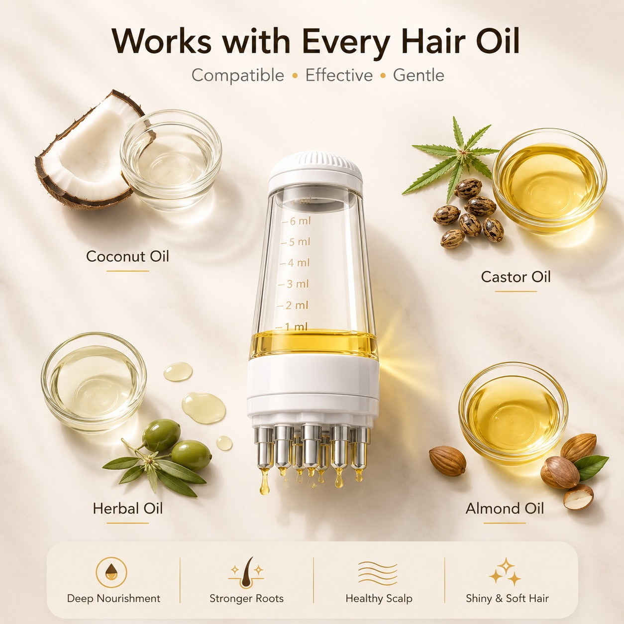 Hair Oil Applicator For Scalp