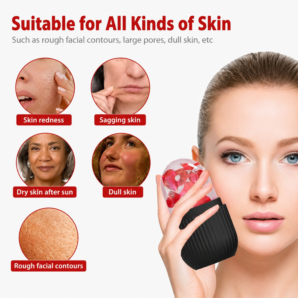 Face Ice Roller – Reduce Puffiness & Swelling
