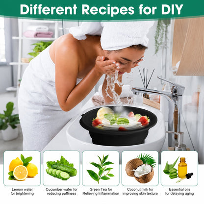 Foldable Ice Face Bowl – Instant Glow & Cooling Facial Therapy
