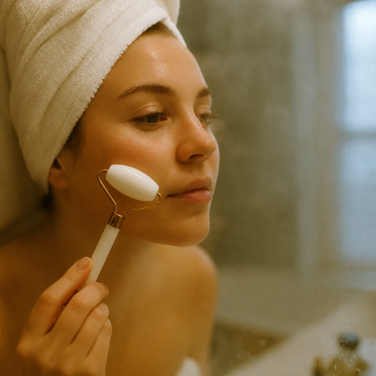 Face Massage Roller – Dual-Ended for Radiant Skin