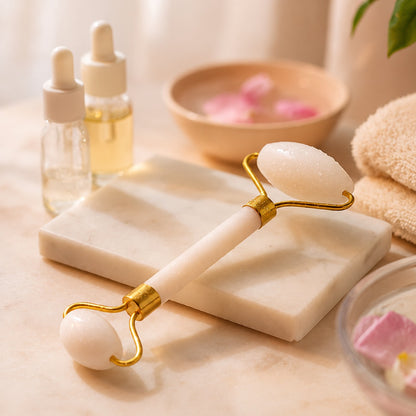 Face Massage Roller – Dual-Ended for Radiant Skin