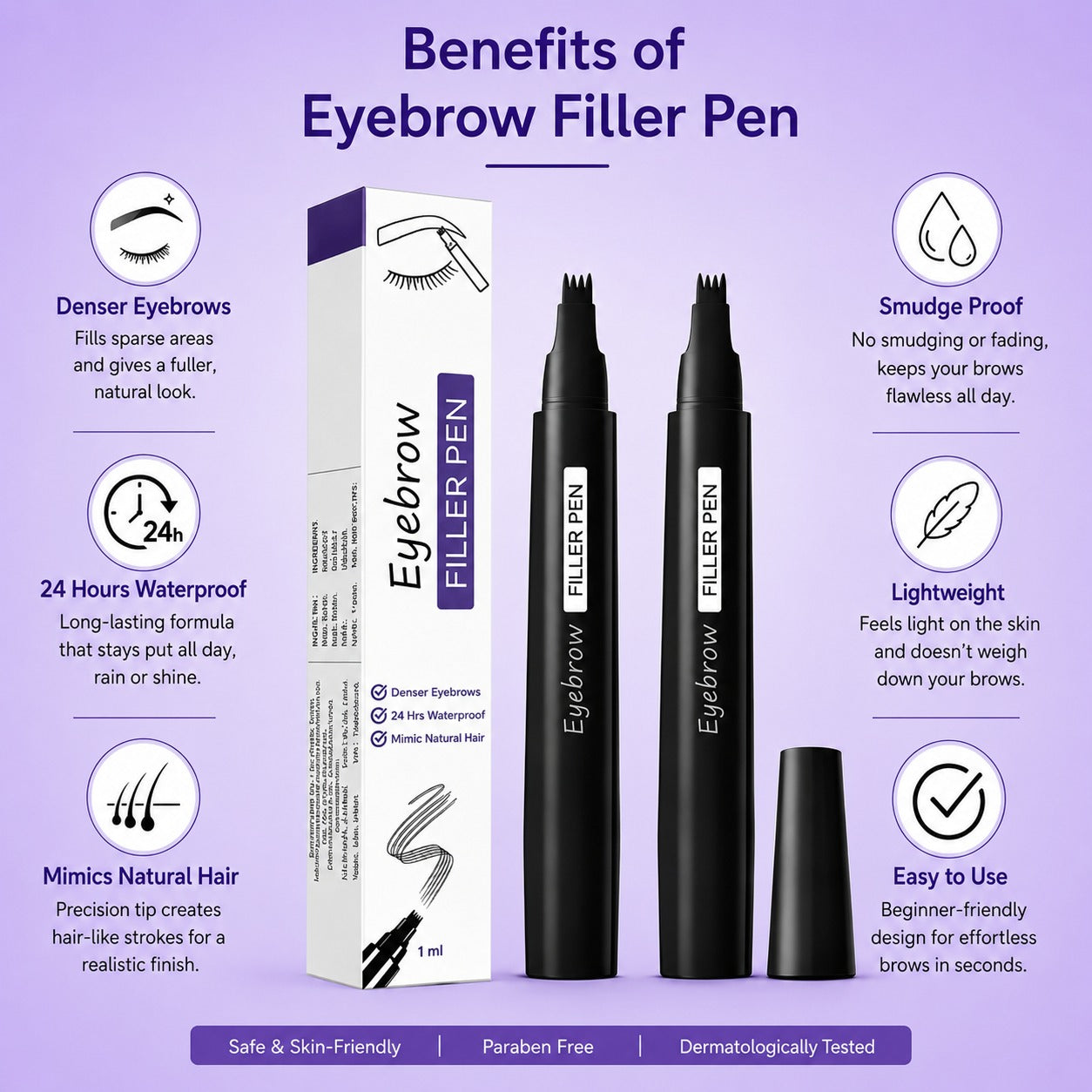 Eyebrow Filler Pen - Black