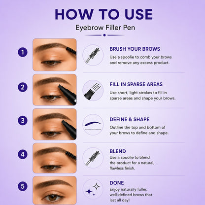 Eyebrow Filler Pen - Black